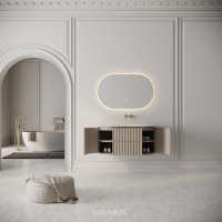 Belgravia II Vanity Unit & Stone Basin 1000mm Natural Oak