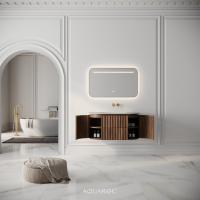 Belgravia II Vanity Unit & Stone Basin 1000mm Walnut
