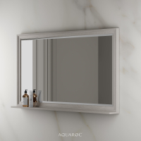 Hardwick Mirror & Integrated Shelf 1400mm Sabbia Grigio Oak