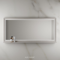 Hardwick Mirror & Integrated Shelf 1600mm Sabbia Grigio Oak