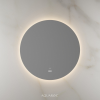 Lumiere Backlit & Demister Round Mirror 800mm Frameless