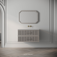 Park Lane Vanity Unit & Stone Basin 800mm Sabbia Grigio Oak