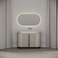 Knightsbridge Vanity Unit & Stone Basin 1200mm Cashmere Beige