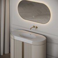 Knightsbridge Vanity Unit & Stone Basin 1200mm Cashmere Beige