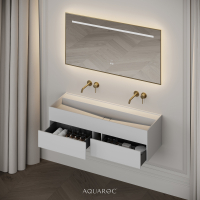 Nero Stone Double Vanity Unit 1200mm