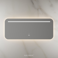 Lumiere Backlit & Demister Curved Mirror 1400mm Frameless