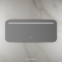 Lumiere Backlit & Demister Curved Mirror 1400mm Frameless