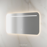 Lumiere Backlit & Demister Curved Mirror 1400mm Frameless