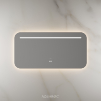Lumiere Backlit & Demister Curved Mirror 1200mm Frameless