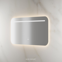 Lumiere Backlit & Demister Curved Mirror 1200mm Frameless