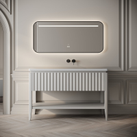 Kensington Vanity Unit & Stone Basin 1200mm Warm Grey