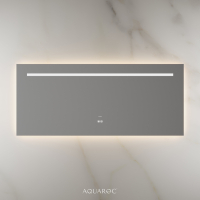 Lumiere Backlit & Demister Rectangle Mirror 1400mm Frameless