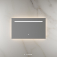 Lumiere Backlit & Demister Rectangle Mirror 1000mm Frameless