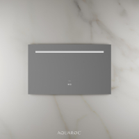 Lumiere Backlit & Demister Rectangle Mirror 1000mm Frameless