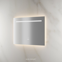 Lumiere Backlit & Demister Rectangle Mirror 1000mm Frameless