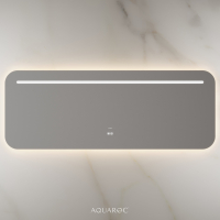 Lumiere Backlit & Demister Curved Mirror 1600mm Frameless