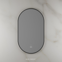 Lumiere Backlit & Demister Mirror 550mm Matte Black