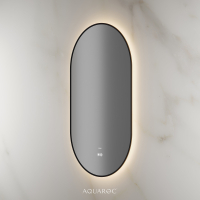 Lumiere Backlit & Demister Mirror 550mm Matte Black