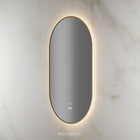 Lumiere Backlit & Demister Mirror 550mm Brushed Gold