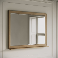 Hardwick Mirror & Integrated Shelf 1000mm Natural Oak