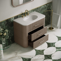 Savoy Vanity Unit & Stone Basin 1000mm Sabbia Grigio