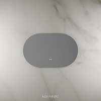 Lumiere Backlit & Demister Oval Mirror 1000mm Frameless