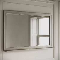 Hardwick Mirror & Integrated Shelf 1200mm Sabbia Grigio Oak