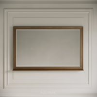 Hardwick Mirror & Integrated Shelf 1200mm Smoked Oak