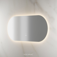 Lumiere Backlit & Demister Oval Mirror 1400mm Frameless