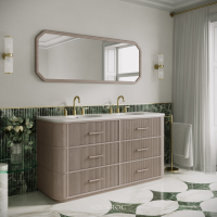 Savoy Double Vanity Unit & Stone Basin 1600mm Sabbia Grigio