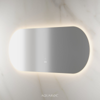 Lumiere Backlit & Demister Oval Mirror 1600mm Frameless
