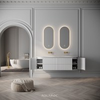 Belgravia II Double Vanity Unit & Stone Basin 1600mm Matte White