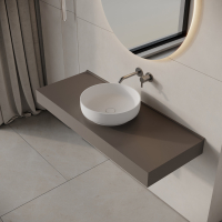 Soho Round Countertop Stone Basin 400mm