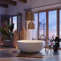 Circolo Freestanding Round Bath 1350mm