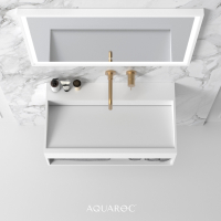 Quadra Wall Hung Stone Basin 800mm
