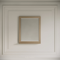 Hardwick Mirror & Integrated Shelf 600mm Natural Oak