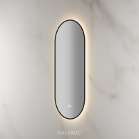 Lumiere Backlit & Demister Mirror 400mm Matte Black