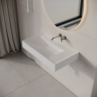 Aura Wall Hung Stone Basin 800mm