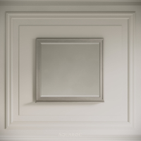 Hardwick Mirror & Integrated Shelf 800mm Sabbia Grigio Oak