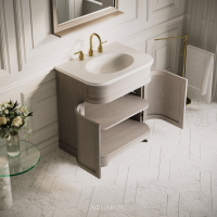 Hardwick Vanity Unit & Stone Basin 800mm Sabbia Grigio