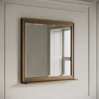 Hardwick Mirror & Integrated Shelf 800mm Smoked Oak
