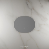 Lumiere Backlit & Demister Oval Mirror 800mm Frameless