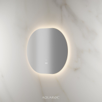 Lumiere Backlit & Demister Oval Mirror 800mm Frameless