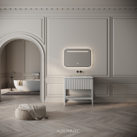 Kensington Vanity Unit & Stone Basin 800mm Warm Grey