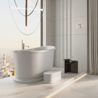 Affinity DualForm™ Freestanding Soaking Bath 1350mm