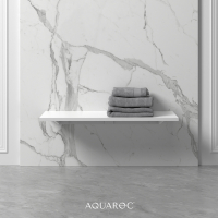 Wall Hung Stone Slimline Towel Shelf 1000mm