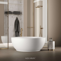 Olympia Freestanding Round Stone Bath 1500mm