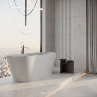 Portofino Freestanding Stone Bath 1600mm
