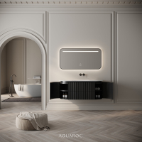 Belgravia II Vanity Unit & Stone Basin 1200mm Matte Black