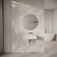 Aura Wall Hung Stone Basin 600mm